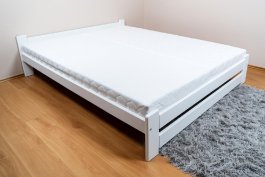 Zvýšená postel z masivu Halle bílá 160x200 cm + rošt ZDARMA produkt