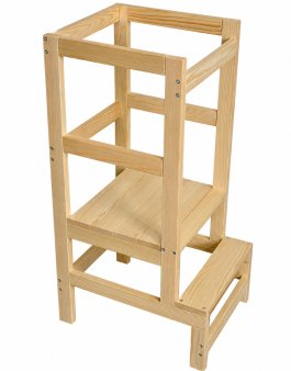 Dřevěná učící věž pro děti - 3v1 Dřevěná učící věž pro děti - 3v1