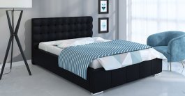 Čalouněná postel Napoli 160/200 cm s úložným prostorem jasmine 