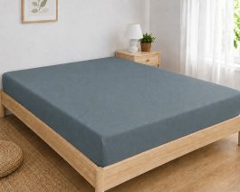 Jersey prostěradlo s gumkou 160/200 cm ECONOMY - šedá produkt