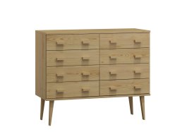 Zvětšit Komoda z masivu borovice Nord K2/4S 155/92/42 cm / přírodní