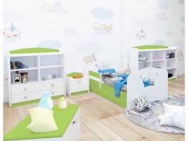 Postel Karla 180/90 cm + šuplík + matrace