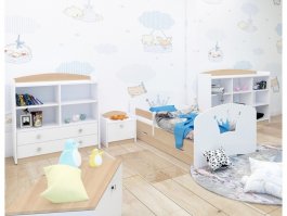 Postel Karla 180/90 cm + šuplík + matrace