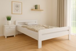 Zvětšit Zvýšená postel Andula 160x200 cm + rošt ZDARMA - bílá
