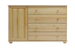 Zvětšit Komoda z masivu borovice KN34 118/78/42 cm