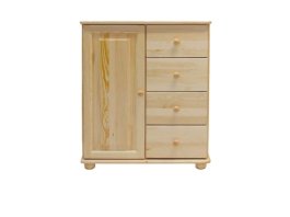 Zvětšit Komoda z masivu borovice KN48 80/100/42 cm