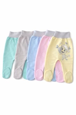 Kojenecké bavlněné polodupačky Teddy