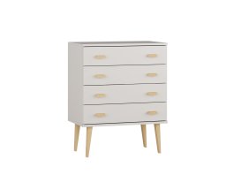 Zvětšit Komoda z masivu borovice Nord K1/4S 99/92/42 cm / bílá