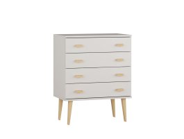 Zvětšit Komoda z masivu borovice Nord K1/4S 79/92/42 cm / bílá