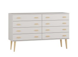 Zvětšit Komoda z masivu borovice Nord K2/4S 155/92/42 cm / bílá