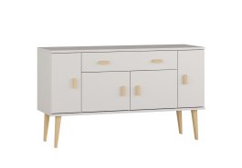 Zvětšit Komoda z masivu borovice Nord K5/1S/2D 175/75/42 cm  / bílá