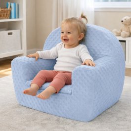 Dětské křesílko - světle modrá