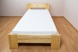 Postel Káťa z masivu borovice 4 cm - 90x200 cm + rošt ZDARMA 