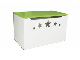 Box na hračky - hvězdy zelené
