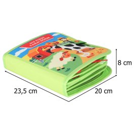 Interaktivní vzdělávací kniha pro děti (Quiet Book – farma, zvířátka, aktivity)