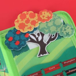 Interaktivní vzdělávací kniha pro děti (Quiet Book – farma, zvířátka, aktivity)