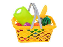 Košík na nákupy + potraviny