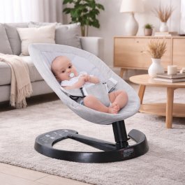 Houpací lehátko - šedobéžová