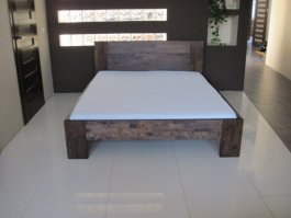 Postel LK4 90x200 cm - bukový masiv o síle 4 cm + rošt ZDARMA produkt