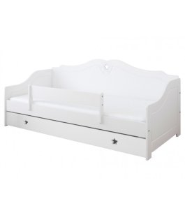 Postel Fiona 160/80 cm - bílá + matrace + šuplík 