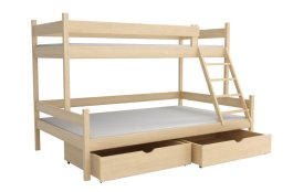 Patrová postel Tara 190x80 cm + šuplíky + rošty ZDARMA