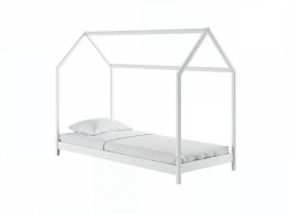 Postel z masivu Lucinda 160/80 cm - BÍLÁ + rošt ZDARMA