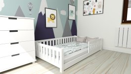 Postel Montessori Matylda 120x200 cm - BÍLÁ + rošt ZDARMA 