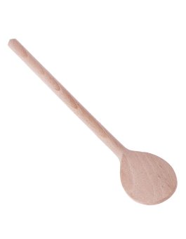 Kulatá dřevěná kuchyňská vařečka 25 cm
