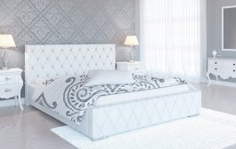Čalouněná postel Parma 90/200 cm s úložným prostorem madrid - ekokůže