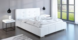 Čalouněná postel Trento 140/200 cm s úložným prostorem madrid - ekokůže