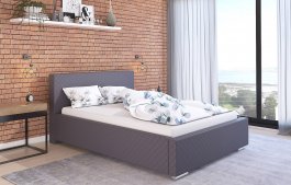 Čalouněná postel Bolzano 140/200 cm s úložným prostorem madrid - ekokůže