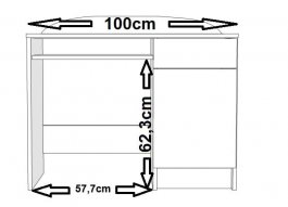 Psací stůl NB10 - Mája