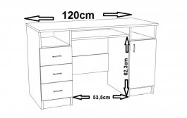 Psací stůl NB7 - Marine