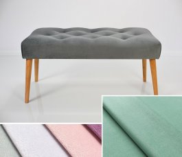 Čalouněná lavice DARINA 110x30x42 cm, barva mátová
