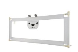 Zábrana na postel Méďa - 200 cm šedá