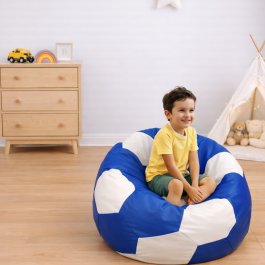 Sedací vak fotbalový míč 450L, 100 cm XXL nr.06