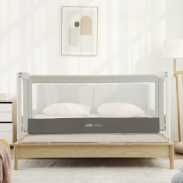 Zábrana na postel Mona 160 cm - šedá
