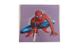 Zvětšit Dětský povlak na polštář 40x40 cm - Spiderman / lila