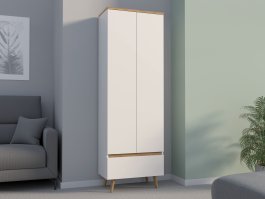 Policová šatní skříň skandinávský styl - Norge 02