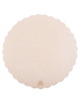 Zvětšit Dřevěná podložka pod dort silná - 50 cm