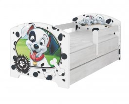 Postel 160/80 cm 101 dalmatinů + šuplík produkt