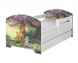 Postel 160/80 cm Bambi natural + šuplík produkt