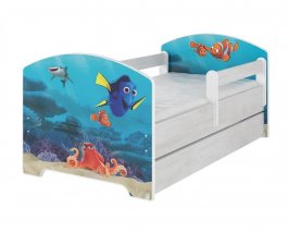 Postel 160/80 cm Dory a Nemo + šuplík produkt