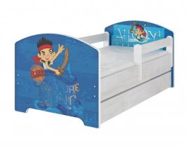 Postel 160/80 cm Jake a piráti + šuplík produkt