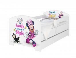 Postel 160/80 cm Minnie smart + šuplík produkt