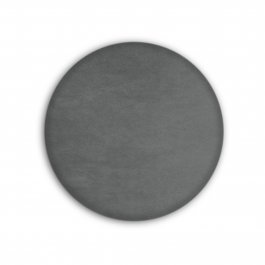 Čalouněný  panel kolo - průměr 20 cm, tmavě šedá