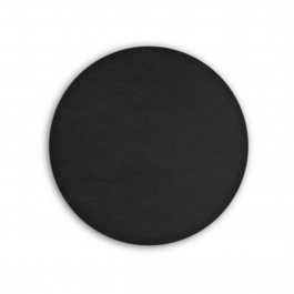 Čalouněný  panel kolo - průměr 20 cm, černá