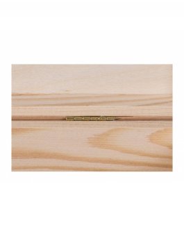 Přírodní dřevěná krabička / box na fotky - 17,5x13,5x5 cm