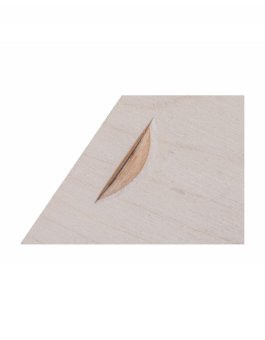 Přírodní dřevěná krabička - 30x11x3,5 cm