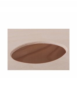 Dřevěná krabička na kapesníky se zámkem - 26x14x8 cm